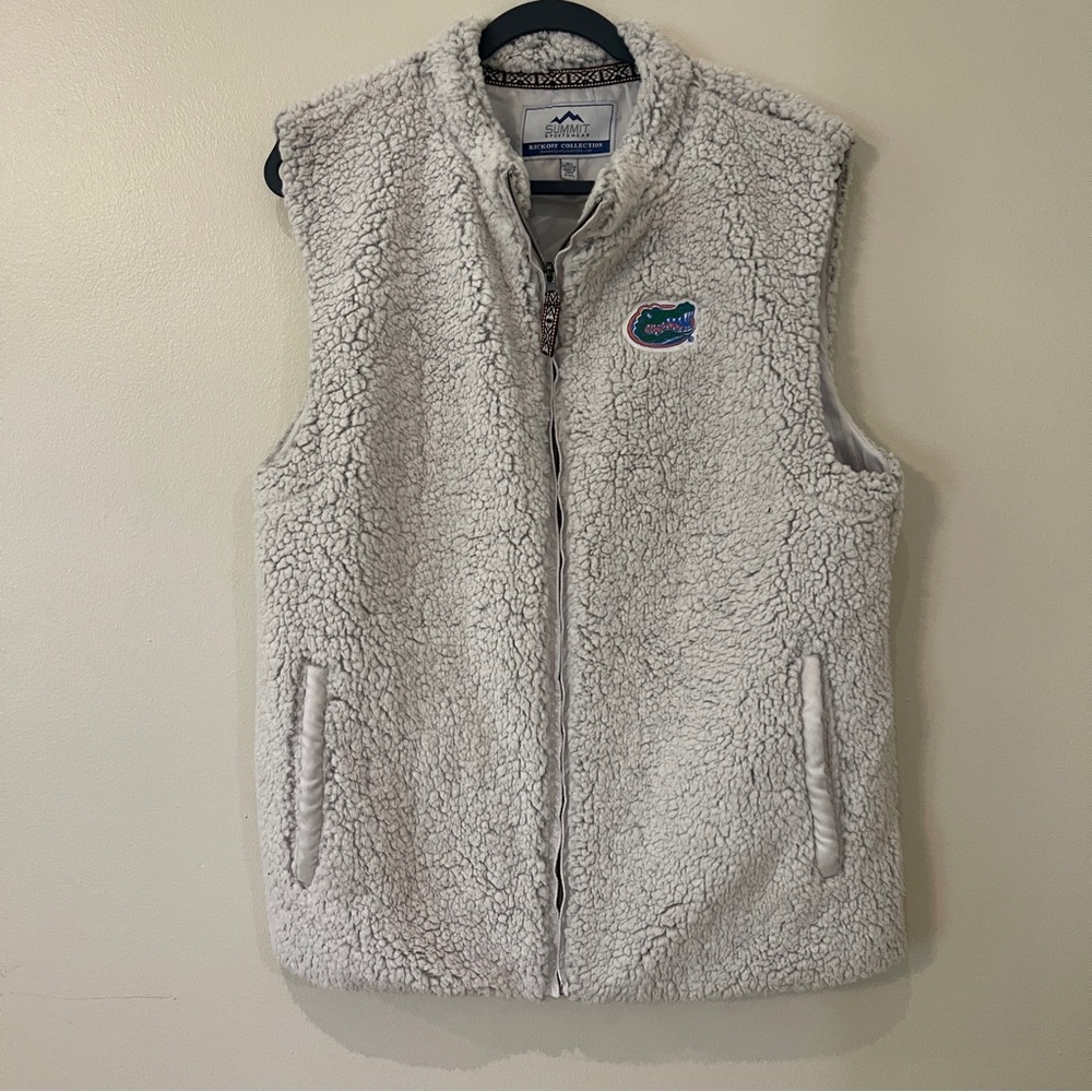 Florida Gators Sherpa Fleece Vest with Logo Patch